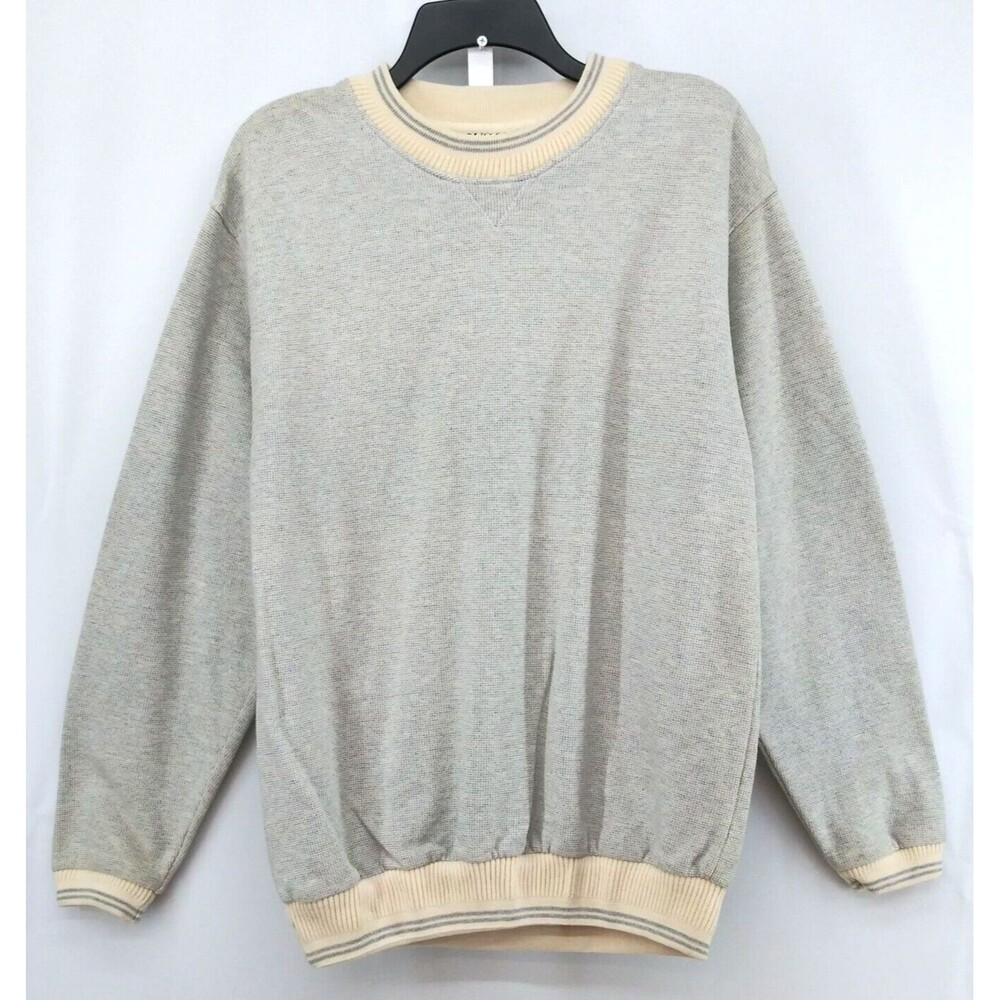 Diport USA Sweater Womens Medium Gray Long Sleeve Knit Top